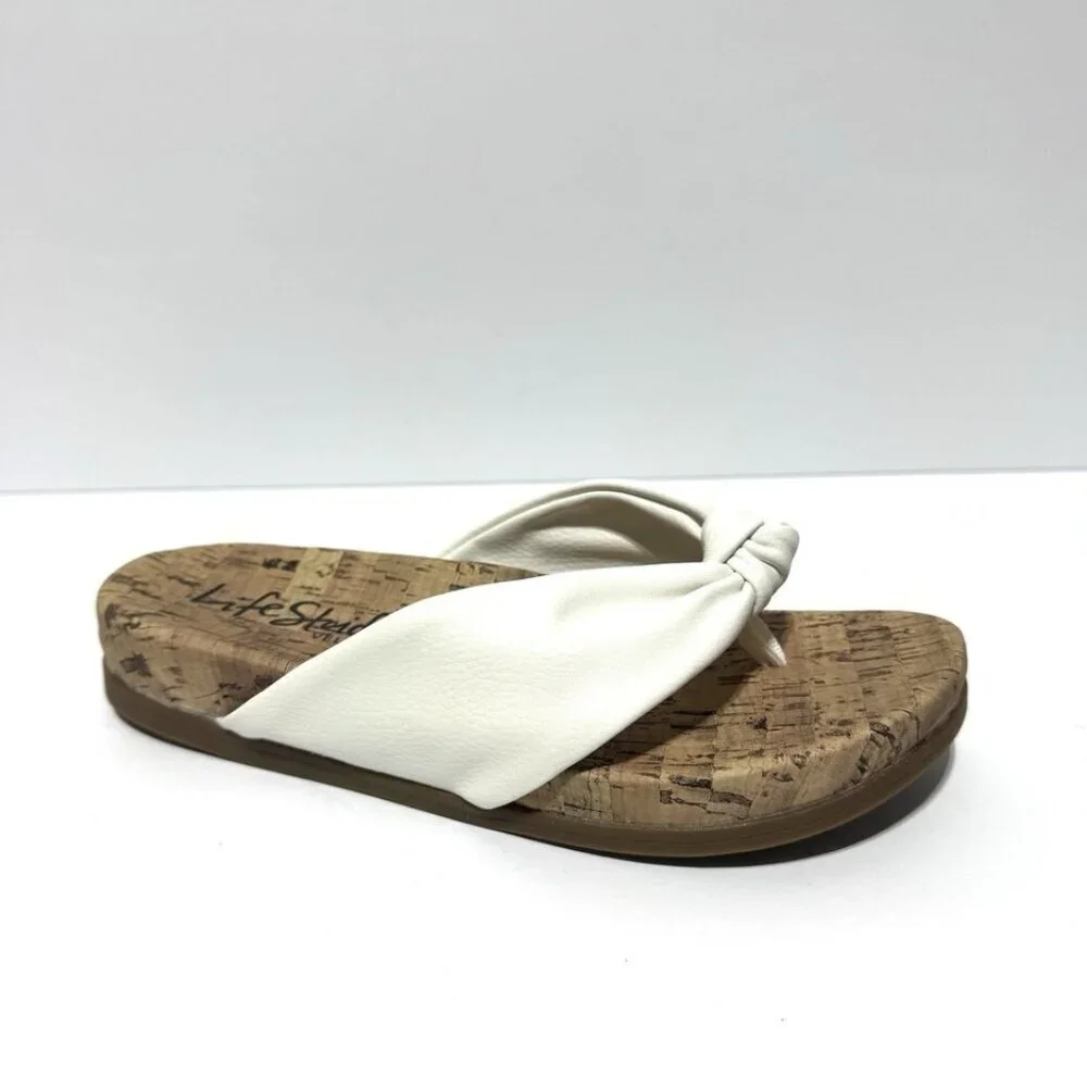 Lifestride Womens Happy Sandals Size 6 Wide
